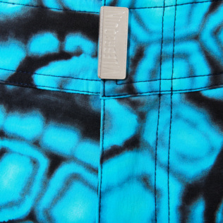 Uomo Cintura piatta Stampato - Costume da bagno stretch con cintura piatta uomo Inkshell 2015, Blu marine dettagli vista 2