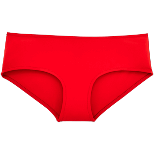 Mujer Bottoms Liso - Braguitas de bikini en tejido moldeado liso, Amapola front Mujer Bottoms Liso - Braguitas de bikini en tejido moldeado liso, Amapola front