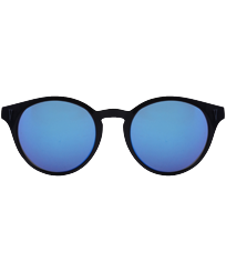 Altri Unita - Occhiali da sole unisex tinta unita neri, Blu marine vista frontale