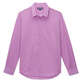 Others Solid - Unisex cotton voile Shirt Solid, Pink berries front Others Solid - Unisex cotton voile Shirt Solid, Pink berries front