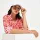 Unisex Cotton Voile Summer Shirt Attrape Coeur Poppy red details view 3