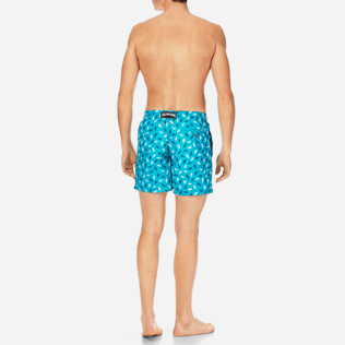 Hombre Bordados Bordado - Bañador con bordado Mini Fish para hombre - Edición Limitada, Curazao backworn Hombre Bordados Bordado - Bañador con bordado Mini Fish para hombre - Edición Limitada, Curazao backworn