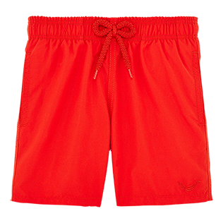 Niños Corte Clásico Estampado - Bañador con estampado Magic Whales reactivo al agua para niño, Amapola front Niños Corte Clásico Estampado - Bañador con estampado Magic Whales reactivo al agua para niño, Amapola front