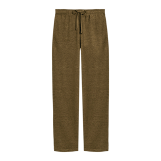 Homme AUTRES Uni - Pantalon unisexe uni en lin, Poivre chine front Homme AUTRES Uni - Pantalon unisexe uni en lin, Poivre chine front