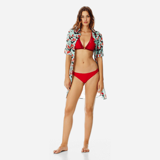 Women Halter Solid - Women halter bikini Top Tuxedo, Red polish supp2 Women Halter Solid - Women halter bikini Top Tuxedo, Red polish supp2