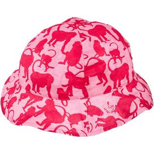 Caps AND Hats Estampado - Gorra de algodón con estampado Happy Monkeys para niños, Peony back Caps AND Hats Estampado - Gorra de algodón con estampado Happy Monkeys para niños, Peony back