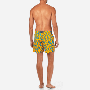 Homme Classique Moorea Imprimé - Maillot de bain Danse du Feu, Curcuma backworn Homme Classique Moorea Imprimé - Maillot de bain Danse du Feu, Curcuma backworn