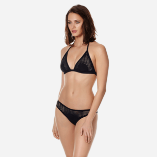 black halter bikini