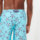 男款 Long classic 印制 - Men Long Ultra-light and packable Swimwear Starfish Dance, Lazulii blue 细节视图3