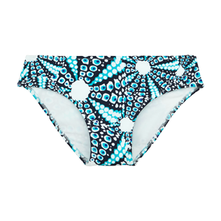 Niñas Autros Estampado - Braguitas de bikini con estampado Oursinade para niña, Azul marino front Niñas Autros Estampado - Braguitas de bikini con estampado Oursinade para niña, Azul marino front