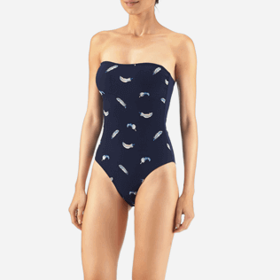 Donna Intero Ricamato - Costume intero ricamato Blue Breath, Blu marine supp3 Donna Intero Ricamato - Costume intero ricamato Blue Breath, Blu marine supp3