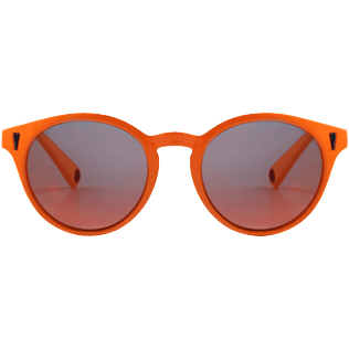 Others Solid - Unisex Floaty Sunglasses Solid, Neon orange front view