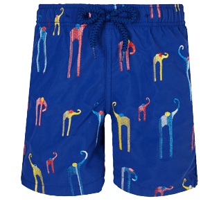 Picture of Boys Others Embroidered - Boys Swimwear Embroidered Giaco Elephant, Batik blue front view Picture of Boys Others Embroidered - Boys Swimwear Embroidered Giaco Elephant, Batik blue front view