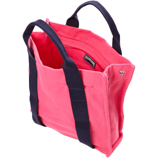 Autros Liso - Bolso de playa en algodón de color liso, Grosella supp2 Autros Liso - Bolso de playa en algodón de color liso, Grosella supp2