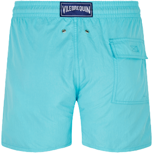 Men Embroidered Embroidered - Men Swim Trunks Embroidered The year of the tiger - Limited Edition, Lazulii blue back view