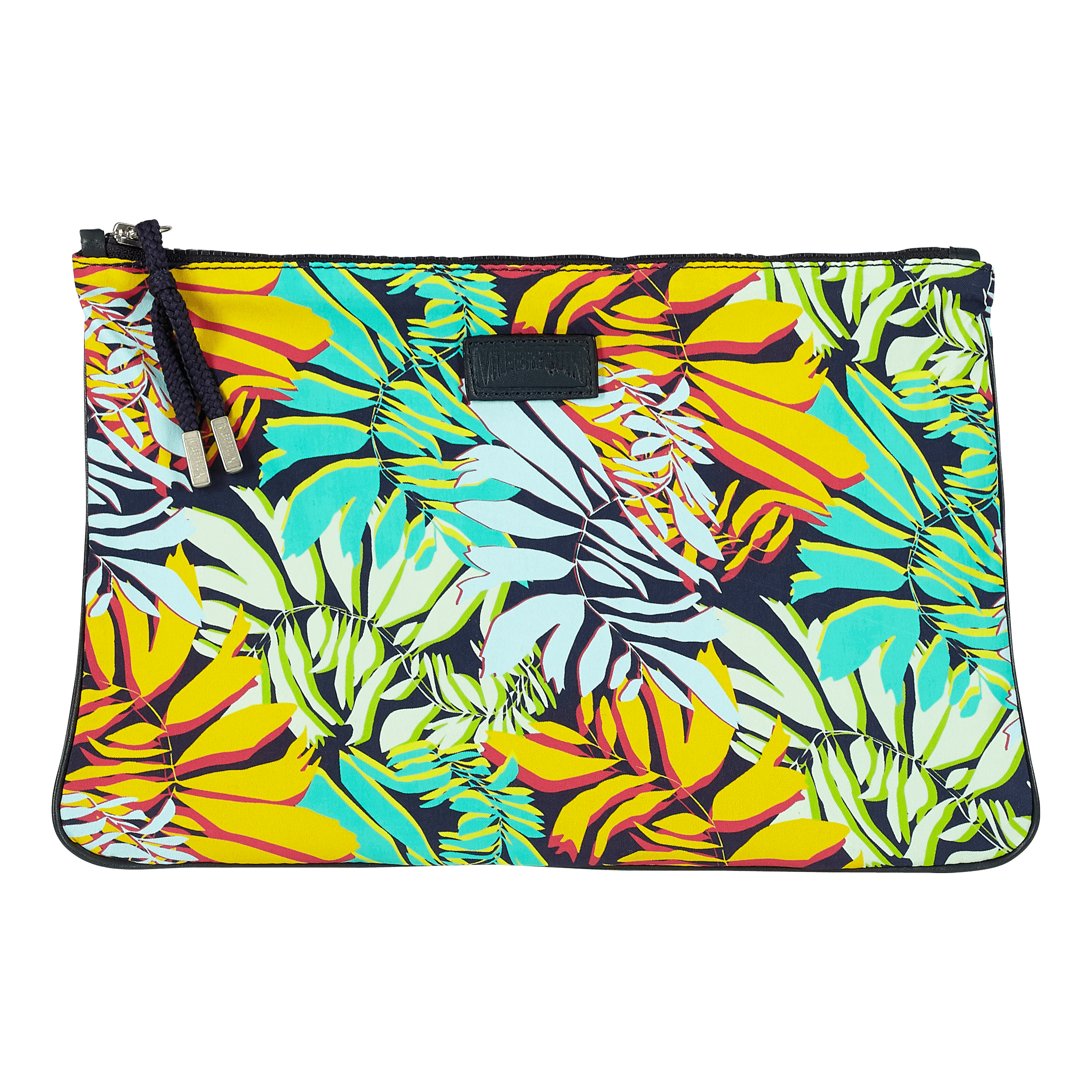 Click to view more detailed imagery on our partner's website Vilebrequin Zipped Beach Pouch Jungle In Blue