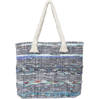 Others Printed - Large Beach Bag Eco-friendly, Blue back Others Printed - Large Beach Bag Eco-friendly, Blue back