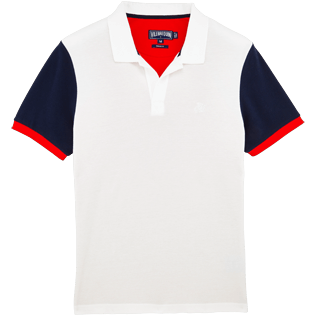 Men Others Solid - Men Cotton Pique Polo shirt Multicolor, Navy front Men Others Solid - Men Cotton Pique Polo shirt Multicolor, Navy front