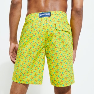 Men Others Printed - Men Long Swim Trunks Micro Tortues Rainbow, Ginger details view 1