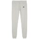 Hombre Autros Liso - Pantalones de chándal en algodón de color liso para hombre, Lihght gray heather vista trasera