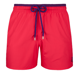 Hombre Clásico ultra ligero Liso - Bañador ultraligero y plegable con estampado Bicolor para hombre, Grosella front Hombre Clásico ultra ligero Liso - Bañador ultraligero y plegable con estampado Bicolor para hombre, Grosella front