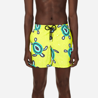 Homme Classique Moorea Imprimé - Maillot de bain Homme Mosaic Turtles, Chartreuse supp1 Homme Classique Moorea Imprimé - Maillot de bain Homme Mosaic Turtles, Chartreuse supp1
