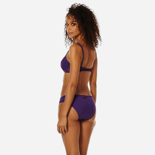 Donna Ferretto Unita - Top bikini donna a tinta unita con ferretto Net, Amaranto backworn Donna Ferretto Unita - Top bikini donna a tinta unita con ferretto Net, Amaranto backworn