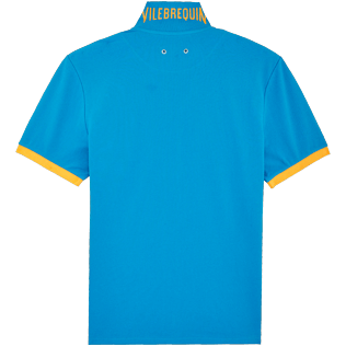 Men Others Solid - Men Cotton Pique Polo Shirt Solid, Seychelles back Men Others Solid - Men Cotton Pique Polo Shirt Solid, Seychelles back