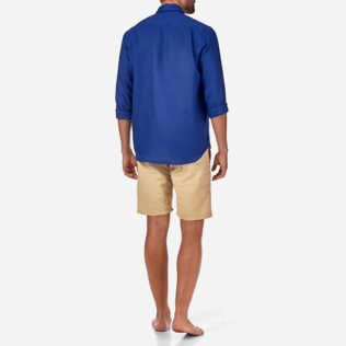 Men Others Solid - Men Linen Shirt Solid, Celestial backworn Men Others Solid - Men Linen Shirt Solid, Celestial backworn