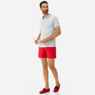 Uomo Classico Unita - Costume da bagno uomo tinta unita, Red polish supp2 Uomo Classico Unita - Costume da bagno uomo tinta unita, Red polish supp2