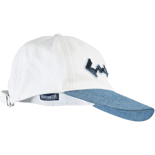 Men Others Solid - Men Baseball Cap Vintage Vilebrequin Logo, White front Men Others Solid - Men Baseball Cap Vintage Vilebrequin Logo, White front