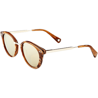 Occhiali da Sole Unita - Occhiali da sole unisex a specchio bronzo, Nocciola back Occhiali da Sole Unita - Occhiali da sole unisex a specchio bronzo, Nocciola back