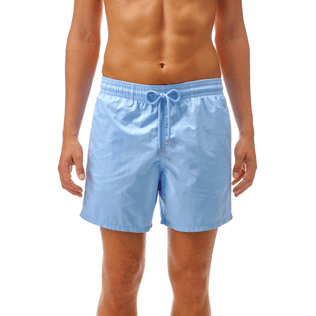 Men Classic Solid - Men swimtrunks Solid, Sky blue backworn Men Classic Solid - Men swimtrunks Solid, Sky blue backworn
