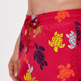 Men Others Printed - Men Stretch Long Swimwear Ronde Des Tortues, Burgundy details view 2