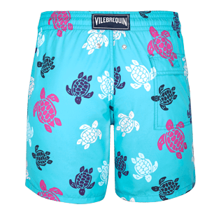 Hombre Clásico Estampado - Bañador con estampado Multicolor Turtles para hombre, Curazao back Hombre Clásico Estampado - Bañador con estampado Multicolor Turtles para hombre, Curazao back