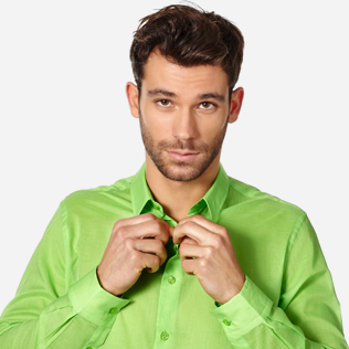 Andere Uni - Unisex Solid Hemd aus Baumwollschleier, Grass green supp1 Andere Uni - Unisex Solid Hemd aus Baumwollschleier, Grass green supp1