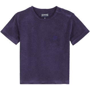 Boys Others Solid - Boys Terry Cloth T-Shirt Solid, Midnight blue front Boys Others Solid - Boys Terry Cloth T-Shirt Solid, Midnight blue front