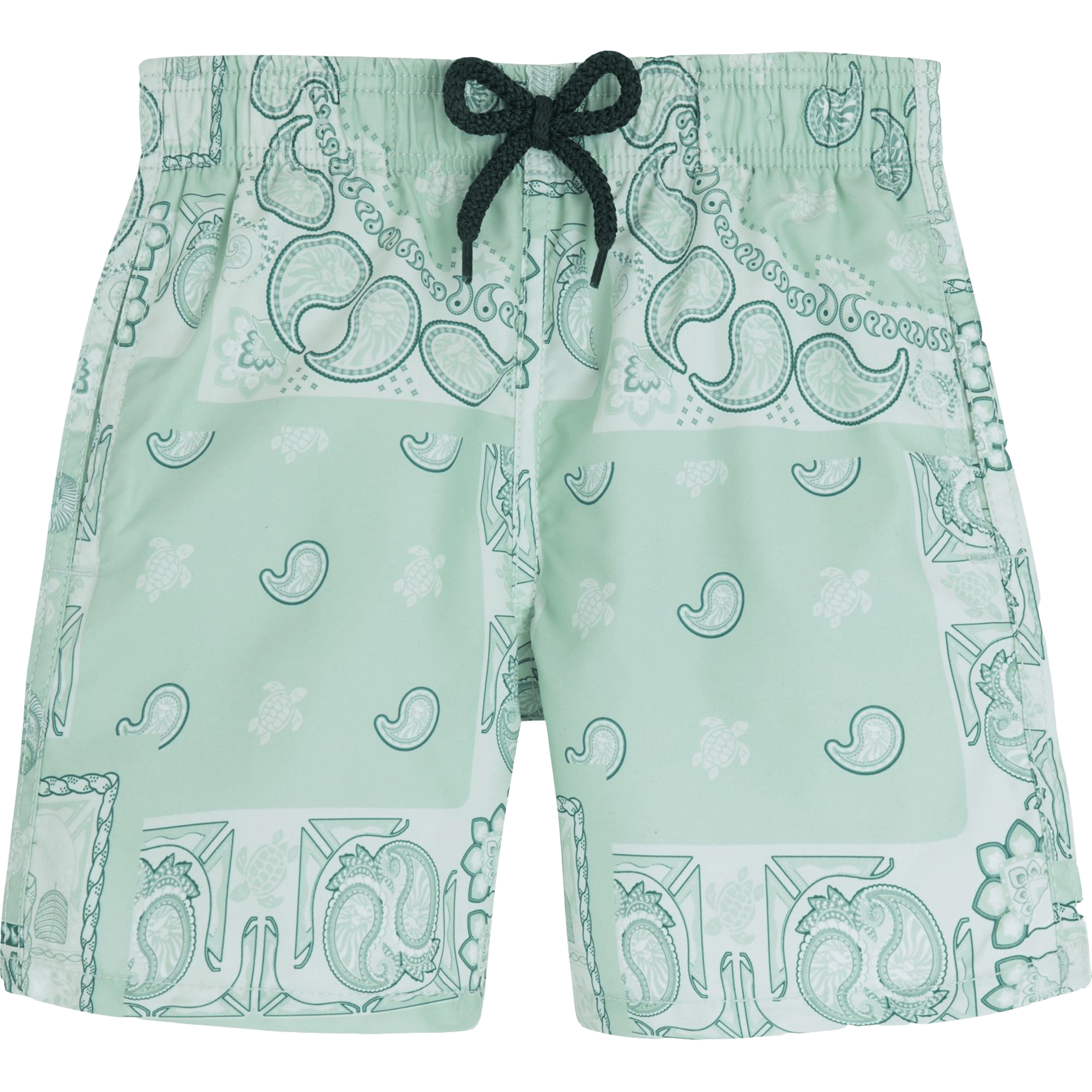 BAPE BLACK x Vilebrequin Logo Emborodery Swimming Shorts Black