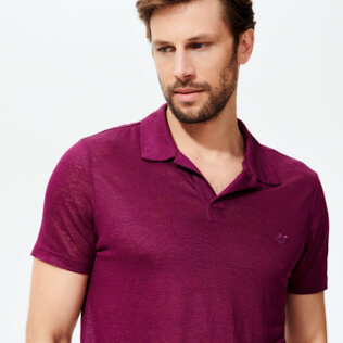 Homme AUTRES Uni - Polo en Jersey de Lin homme uni, Kerala supp2 Homme AUTRES Uni - Polo en Jersey de Lin homme uni, Kerala supp2