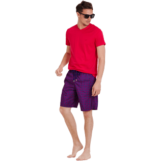 Men Long classic Printed - Men Swimtrunks Long Ultra-light and Packable Perspective Fish, Plum supp2 Men Long classic Printed - Men Swimtrunks Long Ultra-light and Packable Perspective Fish, Plum supp2
