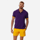 Men Others Solid - Men Cotton Pique Polo Shirt Solid, Reddish purple frontworn Men Others Solid - Men Cotton Pique Polo Shirt Solid, Reddish purple frontworn