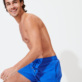 Hombre Autros Liso - Bañador de color liso para hombre, Mar azul detalles vista 4