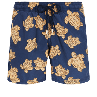 foto di Uomo Classico Stampato - Costume da bagno uomo Sand Turtles, Blu marine vista frontale foto di Uomo Classico Stampato - Costume da bagno uomo Sand Turtles, Blu marine vista frontale