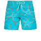 Boys Others Printed - Boys Swim Trunks 1997 Starlettes, Ming blue front view