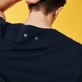 Hombre Autros Estampado - Camiseta de algodón con estampado Hypno Shell para hombre, Azul marino detalles vista 2