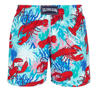 Homme CLASSIQUE Imprimé - Maillot de bain homme Homards & Coraux, Rouge medicis back Homme CLASSIQUE Imprimé - Maillot de bain homme Homards & Coraux, Rouge medicis back
