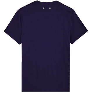 Hombre Autros Liso - Camiseta de algodón mercerizado liso con cuello de pico para hombre, Midnight blue back Hombre Autros Liso - Camiseta de algodón mercerizado liso con cuello de pico para hombre, Midnight blue back