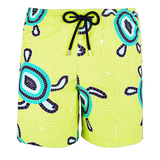 Homme Classique Moorea Imprimé - Maillot de bain Homme Mosaic Turtles, Chartreuse front Homme Classique Moorea Imprimé - Maillot de bain Homme Mosaic Turtles, Chartreuse front