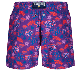 Hombre Clásico Estampado - Bañador con estampado 2002 Fonds Marins para hombre, Ciruela back Hombre Clásico Estampado - Bañador con estampado 2002 Fonds Marins para hombre, Ciruela back