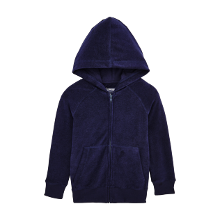 Garçons Sweatshirts Imprimé - Sweatshirt à capuche en Eponge Enfant Modernist Fish, Bleu marine front Garçons Sweatshirts Imprimé - Sweatshirt à capuche en Eponge Enfant Modernist Fish, Bleu marine front